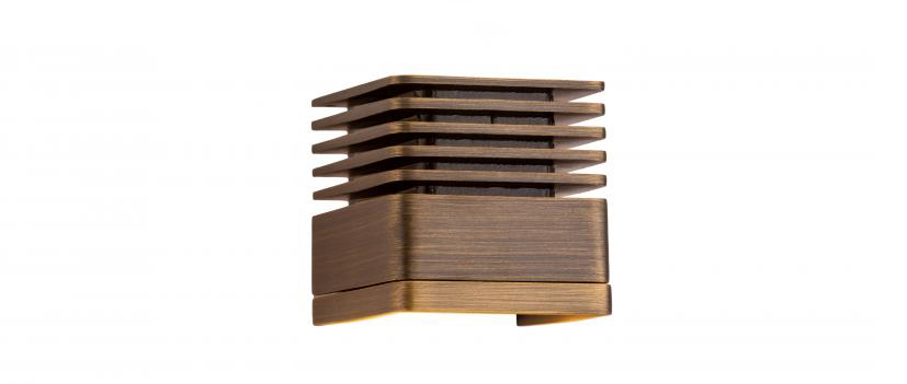 NL ZD 9 LED Down Light - Antique Bronze On Brass - Down Light